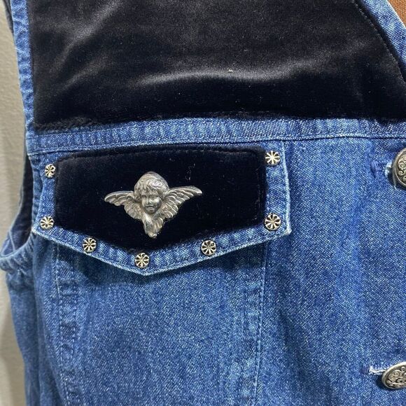 Denim Velvet Vest Angel Accents Cherub
Jeans Unique Stongebridge Size 12 - Picture 2 of 8